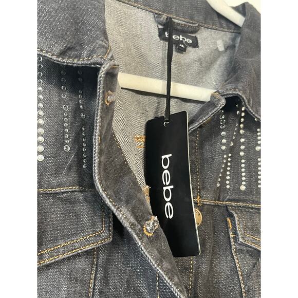 NWT Bebe The Crop With   EMBELLISHED YOKE Size XL - Picture 5 of 8